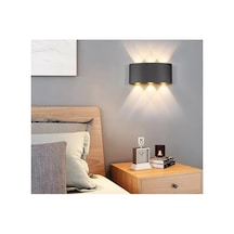 Ct-8011 Haiti Dış Mekan Modern Led Aplik 10 Parça Siyah