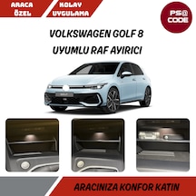 Volkswagen Golf 8 Uyumlu Telefon Şarj Kısmı Raf Ayırıcısı