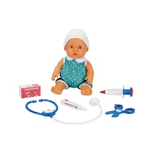 Bebelou Doktor Zamanı 35Cm Konuşan Bebek 29459 Yeşil