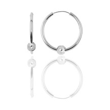 Gümüş 12 Mm Mini Sade Toplu Halka Küpe