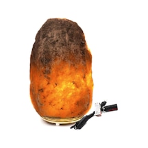 Tuz Lambası 3-4 KG Doğal Elde Çekiçlenmiş Açma Kapama Düğmeli