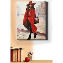 Webstyle Sayılarla Boyama Seti Kasnaklı Kırımızılı Maskülen 60 X 75 Cm