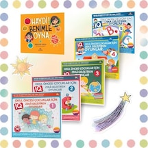 Okul Öncesi Çocuklar için IQ Zeka Geliştiren Oyunlar - 6 Kitap Takım- Ekinoks