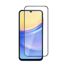 Zore Galaxy A15 Uyumlu Kenarları Kırılmaya Dayanıklı Cam Ekran Koruyucu