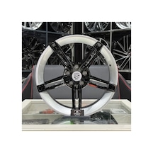 18 İnç 5x112 Vw Seat Skoda Audi Uyumlu Porsche Taycan Silver Black Jant Modeli 4adet