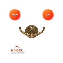 Fonksi Yonel Askı, Metal Vestiyer Askısı, 59 Gr, Dolap Ve Duvar Askılığı, Anti K Sari Vidalı