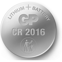 GP CR2016 3V Lityum Kartela Düğme Pil 5 x 2'li