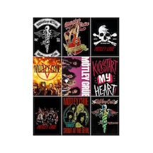 Metal Müzik Grupları - Mötley Crüe Çoklu Sticker Seti
