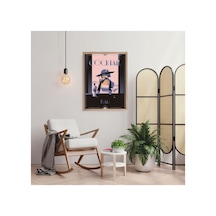 Ahşap Çerçeveli Tek Parça Oturma Odası Salon Mutfak Dekoratif Tablo Çok Renkli - 817107636 Çok Renkli