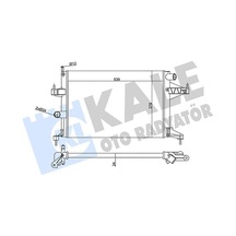 Kale 356970 Motor Su Radyatörü - Opel Tigra 2004-2010 1.8 Manuel Şanz. 24445163 - 9201956 - 1300237 - 1300333 - 95513833 - 9196689
