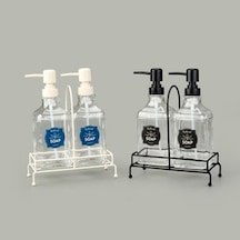 2'li Mutfak Sıvı Sabunluk Seti - Asorti - 500 Ml Çok Renkli