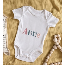 Bitmeyenkartus Bk Kids Anne Tasarımlı Bebek Body Zıbın - Model 1 Çok Renkli