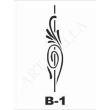B-1 Artebella Stencil 10X20 CM
