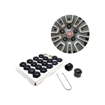 Tiger Marketing Bijon Kapağı Siyah Renk 17 Mm Siyah 20 Adet