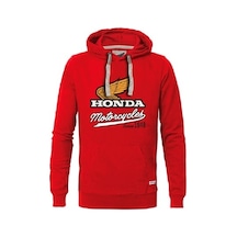 HONDA KAPÜŞONLU KIRMIZI SWEATSHIRT