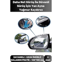 2li Universal Araç Uyumlu Oto Dikiz Aynası Filmi Yağmur Cam Film Araba Buğu Önleyici