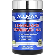 Allmax, Essentials, Longjack Tongkat Ali, 60 Kapsül