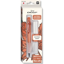 Serve Deep Versatil Kalem 07mm- Toprak Tonları - Yedekli Set Grip Ve Silgi Kiremit Kiremit