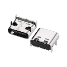 Powermaster Ic-266b-4 Type-c Dişi Şase Konnektör - Usb 3.1 16 Pin Hızlı Şarj Destekli Soketi
