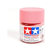 X-17 Pink Parlak Akrilik Boya 10 Ml Pembe