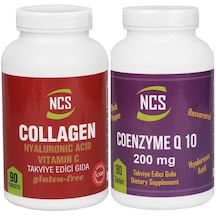 Ncs Collagen 1000 MG 90 Tablet Ncs Coenzyme Q-10 200 MG 90 Tablet