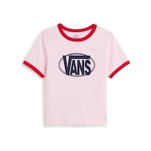 Vans Center Chest Ringer Kadın Tişört C-van000txswhtwht Pembe Vans Center Chest Ringer Kadın Tişört C-van000txswhtwht Pembe