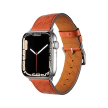 Watch 44mm Krd-76 Pu Deri Kordon Strap Kayış-gri