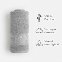 Tr Büyük Banyo Havlusu, Gri 100% Bambu Emici Yumuşak Hızlı Kuruyan Yüksek Kaliteli Bamboo Spa Plaj Havlu 98 153 Genel
