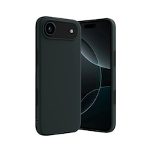 Apple Apple iPhone Uyumlu 17 Air First Silikon - Koyu Yeşil Düz Renkli