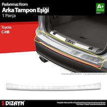 S-dizayn Toyota C-hr Krom Arka Tampon Eşiği 2016-2023 A+ Kalite