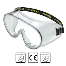 Baymax S1551 Koruyucu Gözlük Şeffaf Google İş Güvenlik Gözlüğü N11.3472