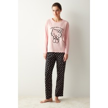 Penti Hello Kitty Desenli Pijama Takımı M