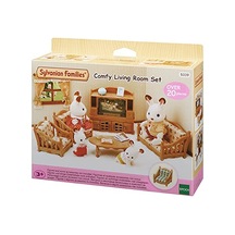 Sylvanian Families Oturma Oda Seti Abanoz - Beyaz