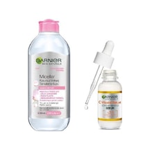 Garnier Micellar Kusursuz Makyaj Temizleme Suyu 400 ML + Garnier C Vitamini Serum 30 ML