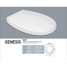 Nkp Genesis Yavaş Kapanan Klozet Kapağı - Duroplast