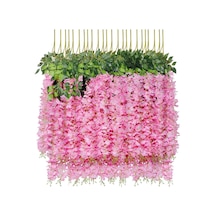 Yapay Sarkan Akasya Çiçeği 80-110 Cm Pembe 12li Paket