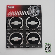 Jant Göbeği Etiketi Chevrolet 60Mm Çap Siyah (502481169)
