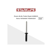 Perçin Alm. Trebol Siyah 4,8 X 20,5 Volvo 10125439 7703072337 Renault Peugeot 697045 25 Adet