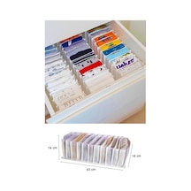 Akordiyon Çekmece Düzenleyici Organizer 11 Gözlü - Mapı-435289 Renkl