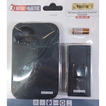 Horoz Maxi 3vdc Full Siyah Kablosuz Kapı Zili 086-002-0001 344058
