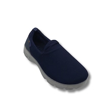 Tarzbu Kadın Esnek Örme Triko Slip-on Spor Ayakkabı - Hafif Ve Rahat Günlük Yürüyüş Ayakkabısı Tarzdı18 Mavi