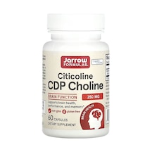 Jarrow Formulas, Citicoline, Sitikolin Cdp Choline, Brain Health And Memory 250 Mg, 60 Caps
