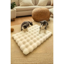 My Evilla Peluş Yumuşak Yıkanabilir Bubble Kedi Köpek Yatağı Minder