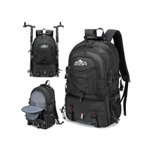 Seyahat Sırt Çantası Açık Hava Yürüyüşü Su Geçirmez Hafif, Erkek Siyah