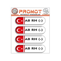 Kan Grubu 3d Sticker 4'lü Set 030 Diğer