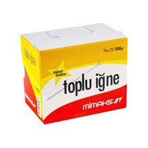 Mimaks Toplu İğne Süper Nikel 500gr Ti500 Mimaks Toplu İğne Süper Nikel 500gr Ti500