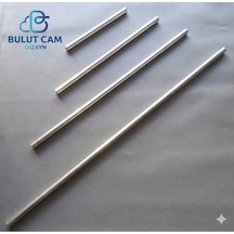 4 Lü Masterchef Alüminyum Paslanmaz 29-49-74-99 Cm Metal Oklava Seti Hamur Açma Aparatı Mutfak