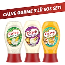 Calve Köri Sos 260 G + Ranch Sos 245 G + Sarımsaklı Mayonez 245 G