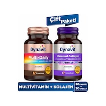 Dynavit Multidaily 30 Kapsül & Collagen Hyaluronic Acid Complex 30 Tablet - Çift Paketi