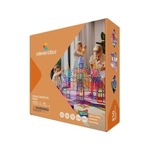 Cleverclixx Mega Creative Pack Manyetik Bloklar, Pastel 210 Parça